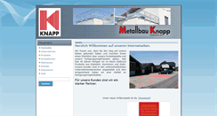 Desktop Screenshot of knapp-metallbau.de